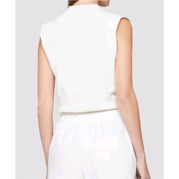 NWT 3.1 Phillip Lim Military Rib Cowl Neck Cream Tank Top - Picture 2 of 8